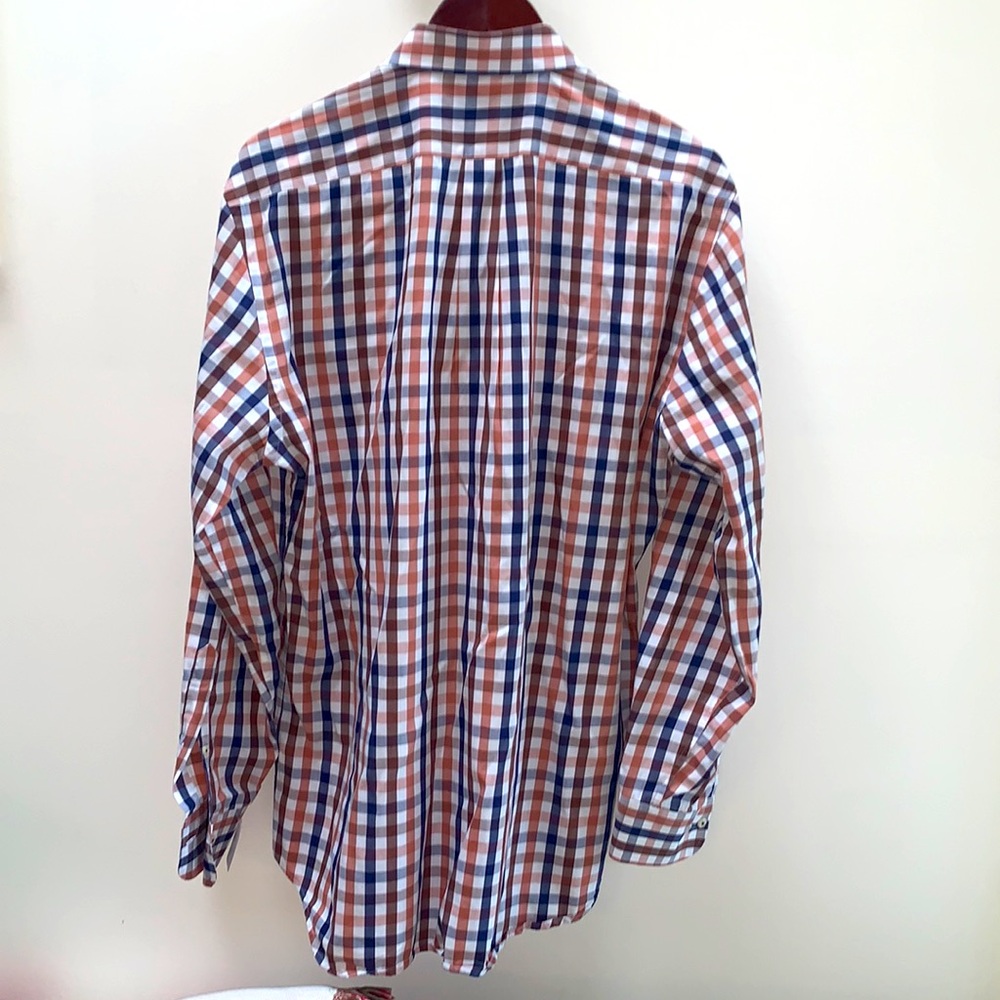 Peter Millar Plaid Check Button Down Mens Size L - Picture 6 of 8